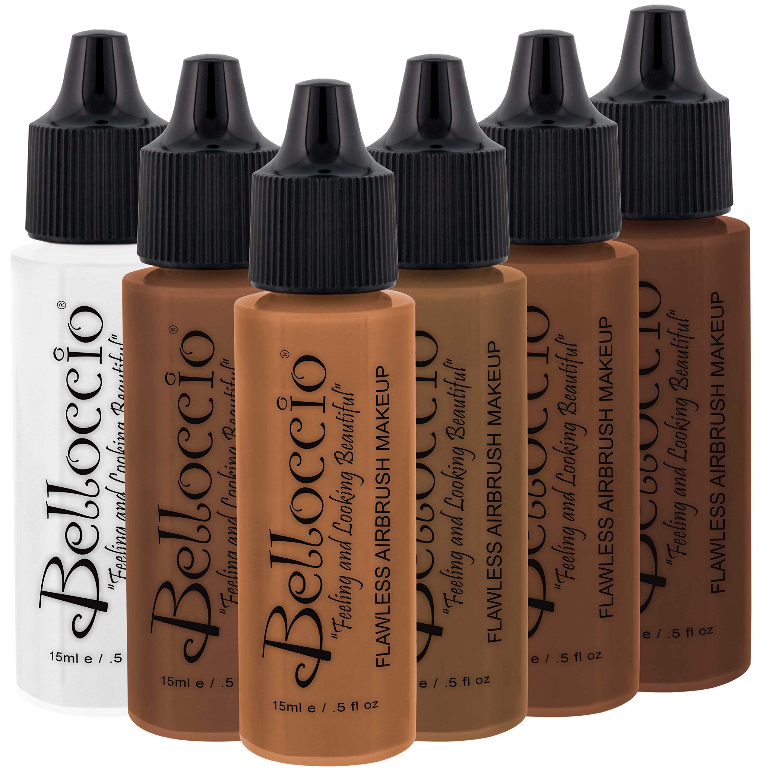 Belloccio Espresso bottle—dark shade with warm undertone for even coverage