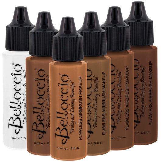 Belloccio Espresso bottle—dark shade with warm undertone for even coverage