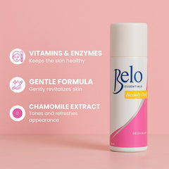 Belo Essentials Beauty Deo underarm application demonstrates gentle use