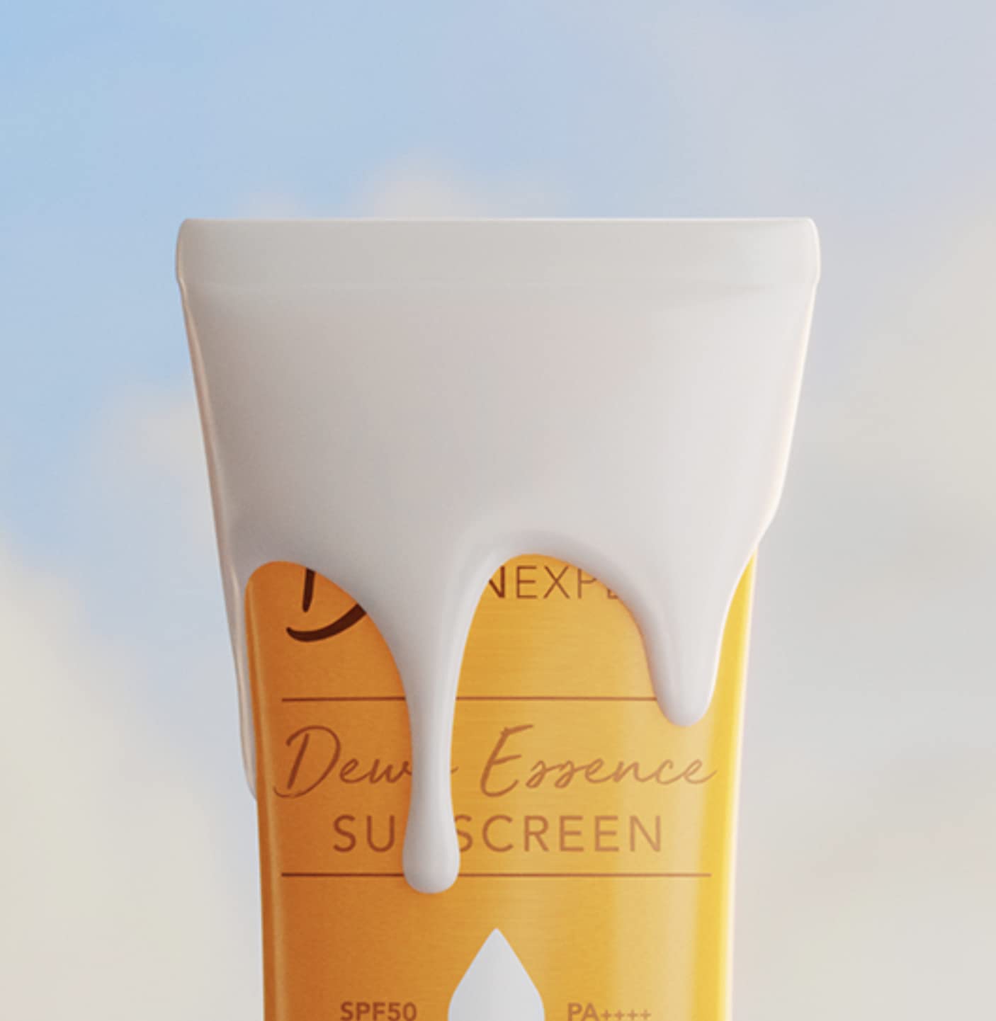 Application on skin demonstrates quick hydration without heaviness