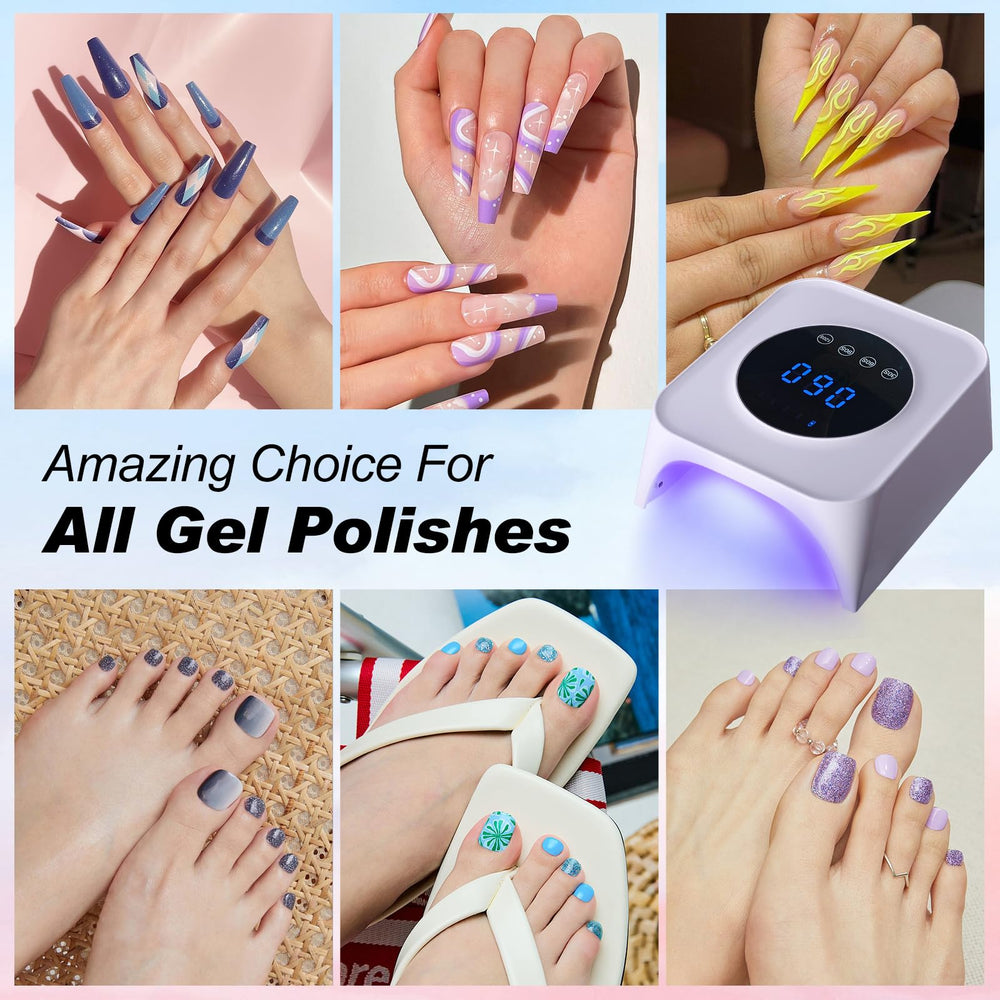 Belovedone gel-nail curing versatility for salon or home use