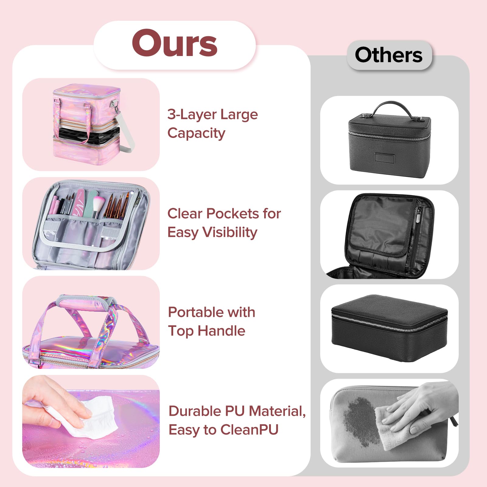 Beloving detachable layered design adapts from one to three layers.