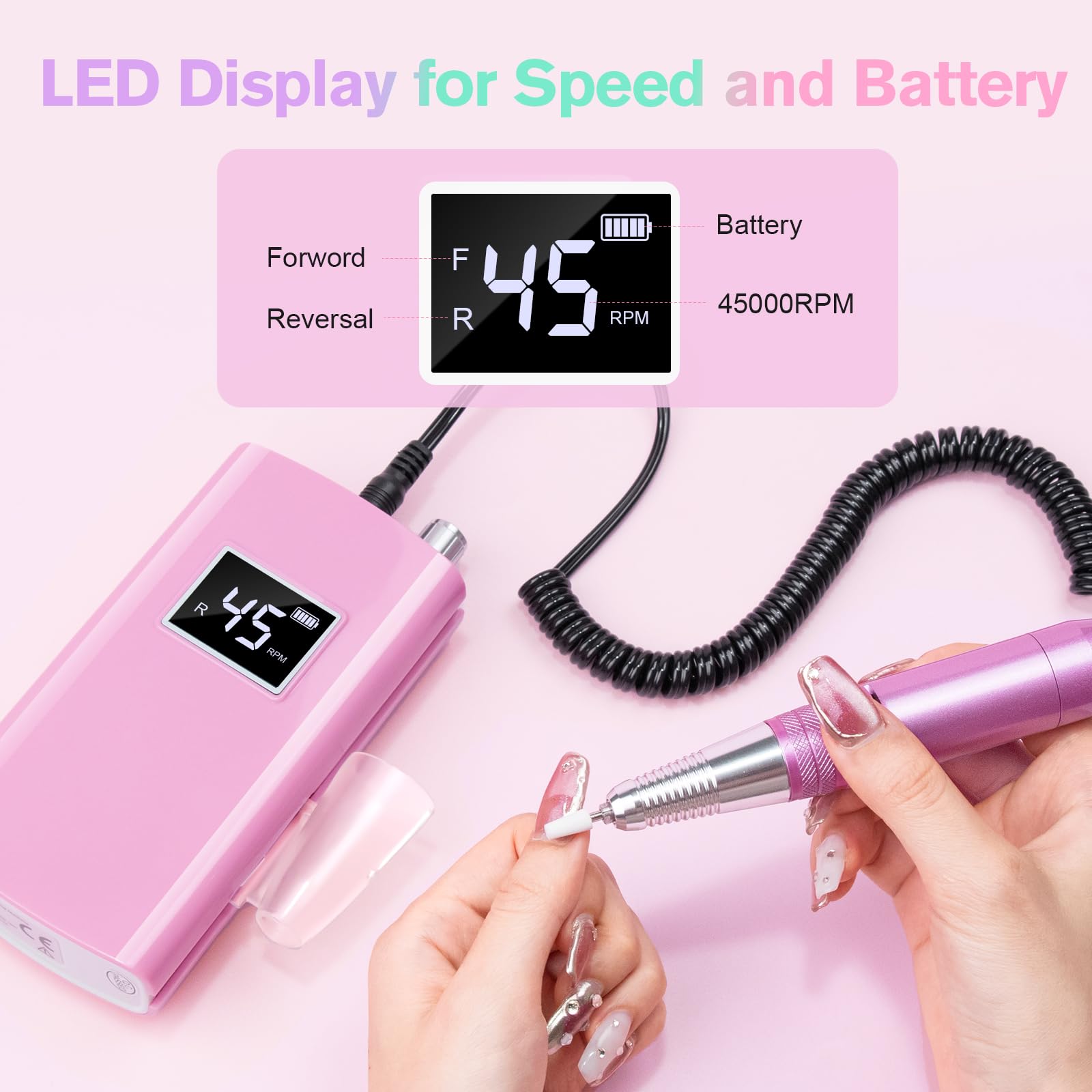 Beloving drill suitable for salon or home use during long sessions