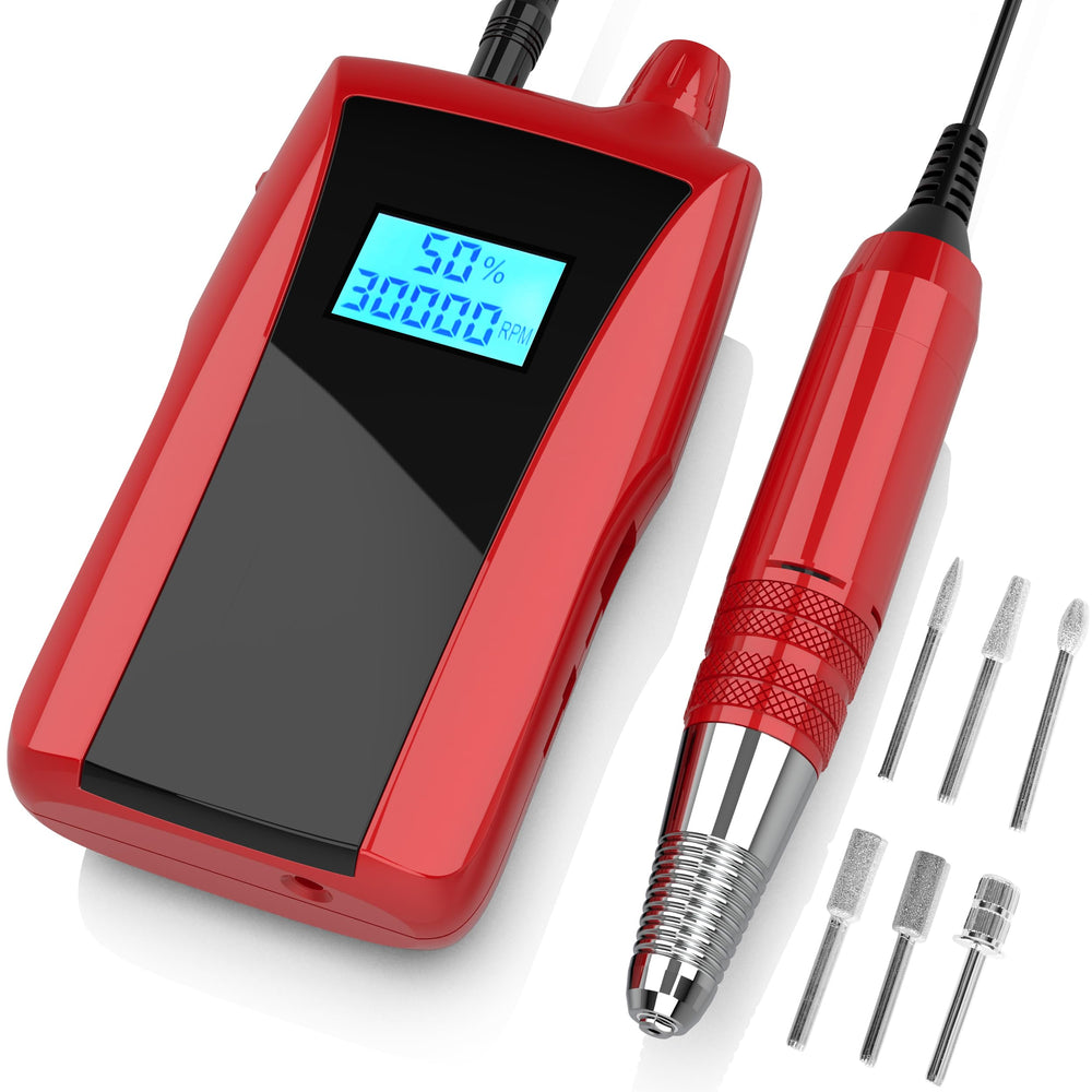 Beloving portable nail drill 30000rpm shows high torque for fast prep