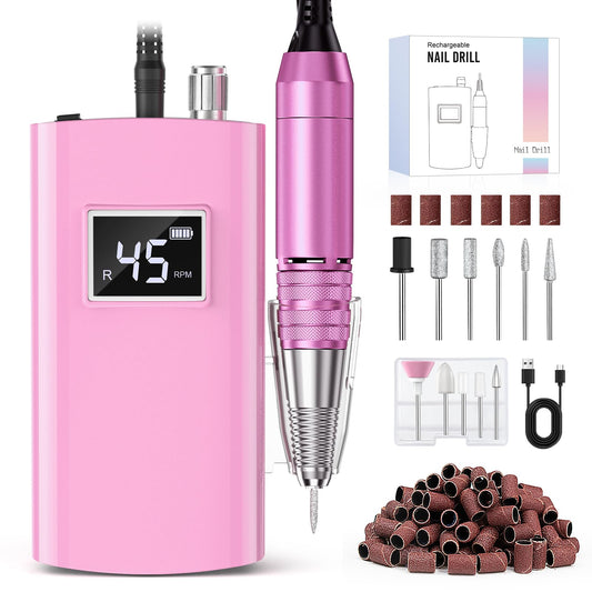 Beloving portable nail drill 45000rpm for fast gel and acrylic removal