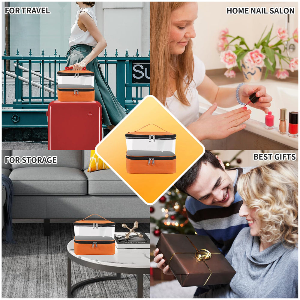 Sturdy top handle and zipper make transport easy.