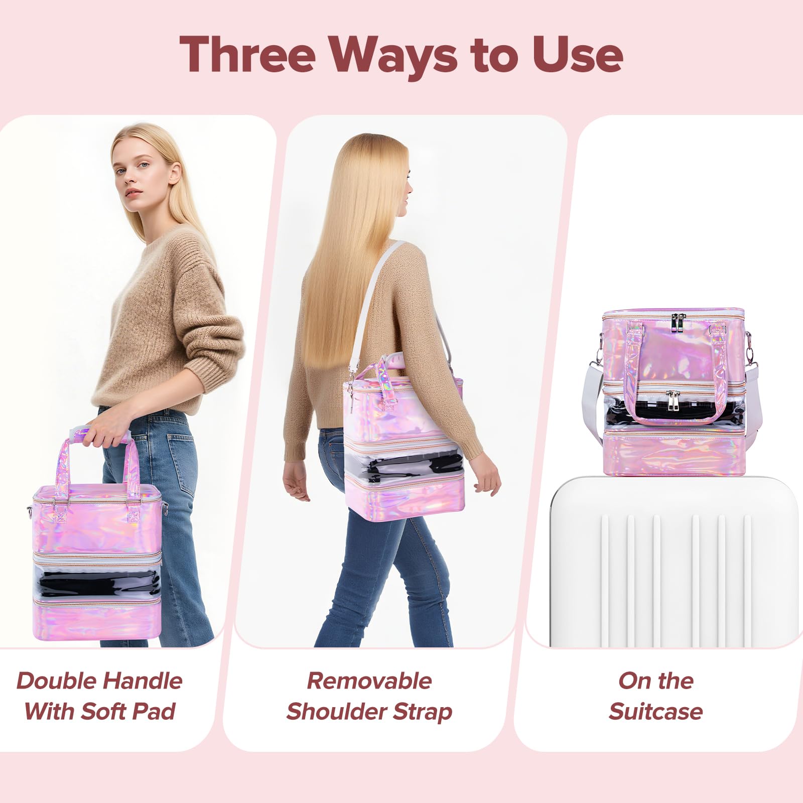 Beloving travel-friendly nail care kit fits in luggage.
