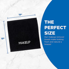Ben Kaufman Sales Co 144-pack cotton washcloths, bulk makeup removing towels for family use.
