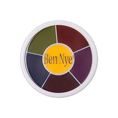 Ben Nye Master Bruise Wheel EW-4 with six creme colors for versatile bruise realism