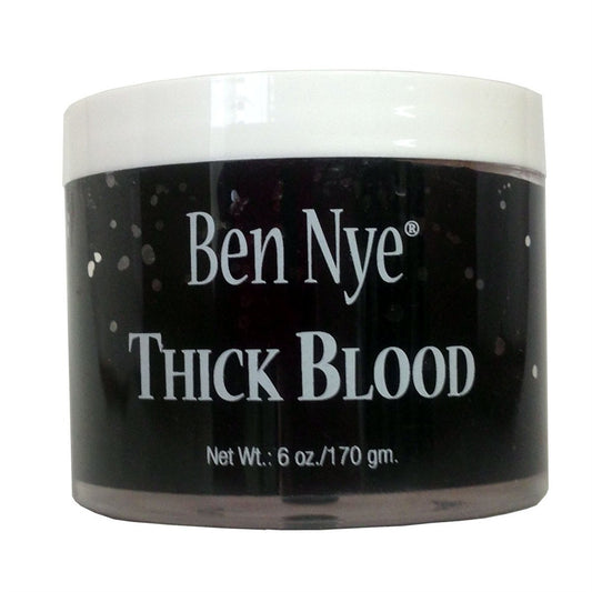 Ben Nye Thick Blood 6oz jar for realistic stage effects and camera-ready blood detail