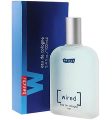 Bench Wired Eau de Cologne bottle pour reveals refreshing citrus aroma for daily wear.