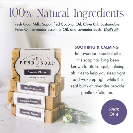 Bend Soap Company goat milk soap closeup lather showing creamy moisturizing foam.