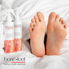 Benefeet Best Foot Forward nighttime routine prep before moisturizing.