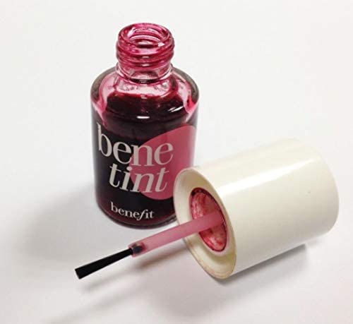 Benefit Benetint Mini color swatches closeup show buildable tint