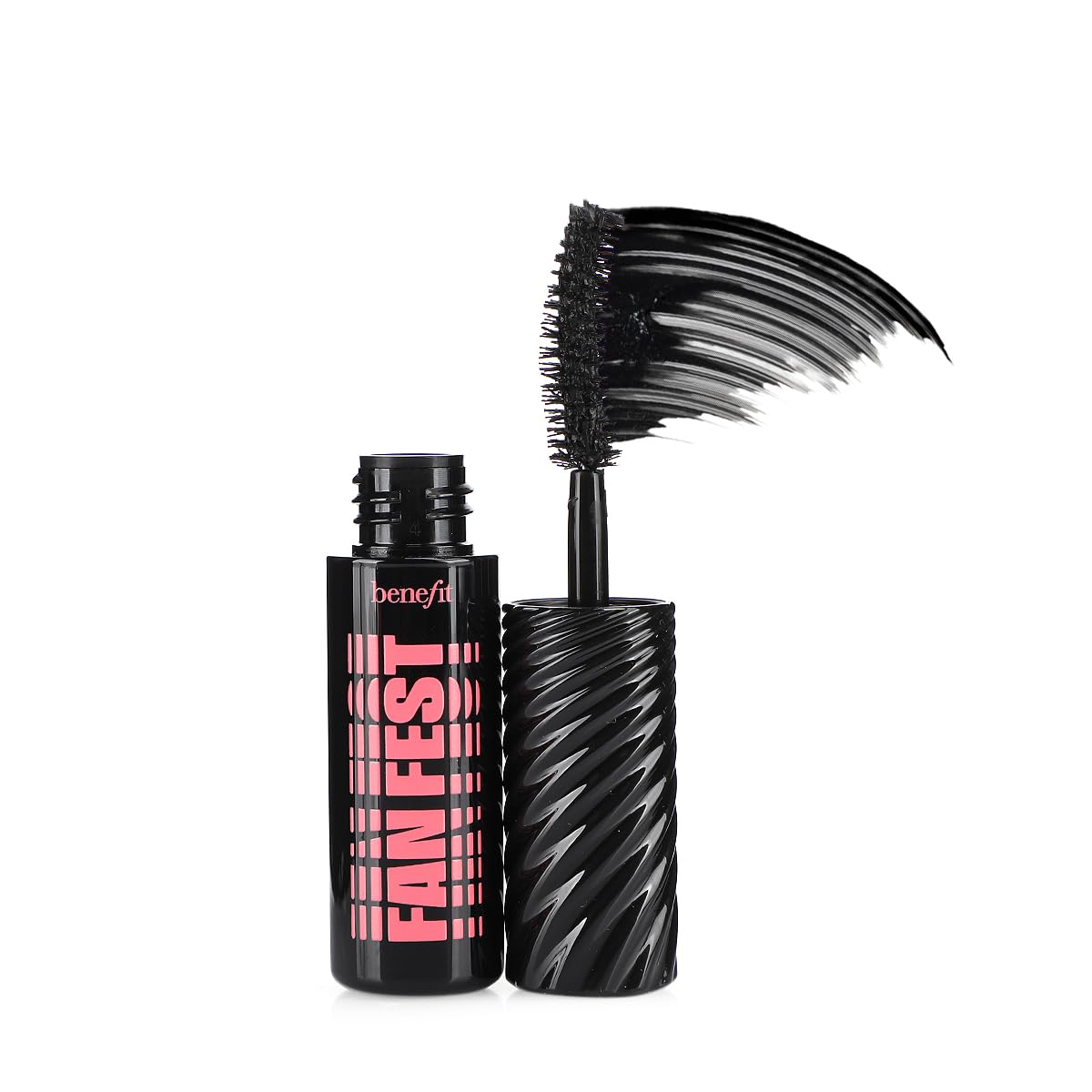 Benefit Fan Fest Mascara travel size Hyper Black unboxed, on-the-go bold lashes