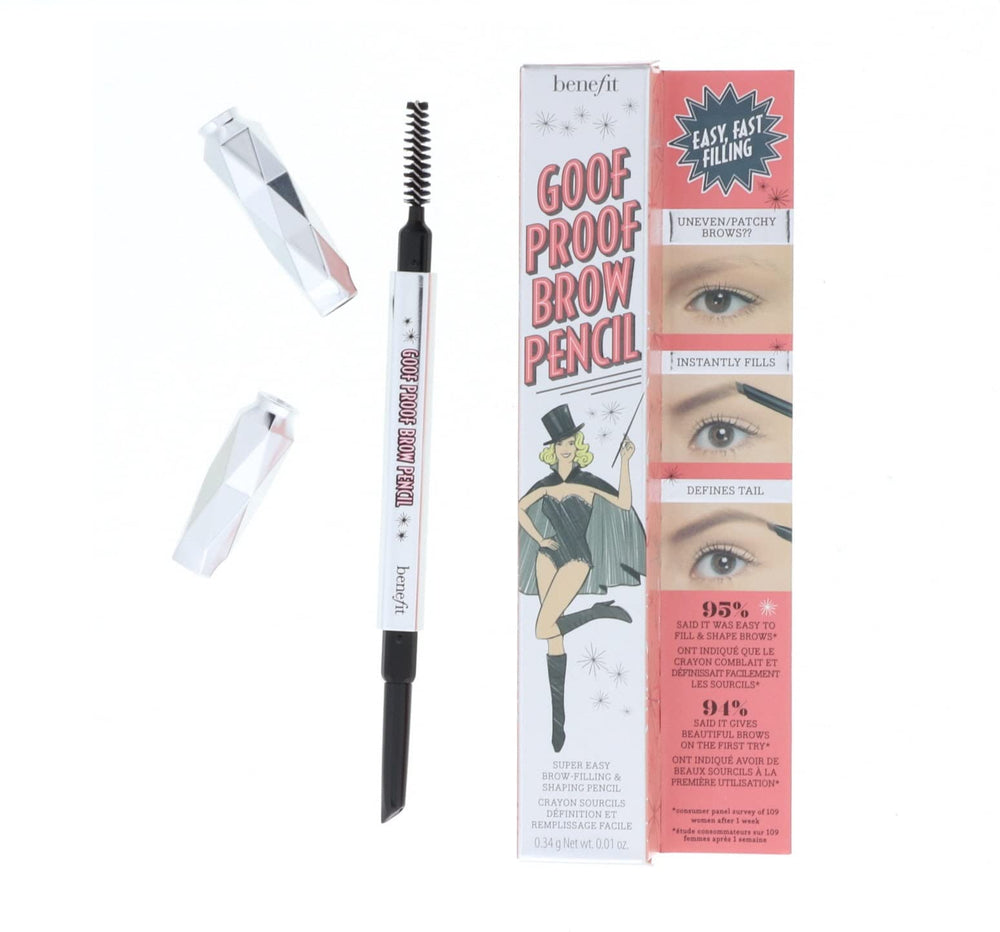 Benefit Goof Proof Brow Pencil tip for precise, natural brow strokes.