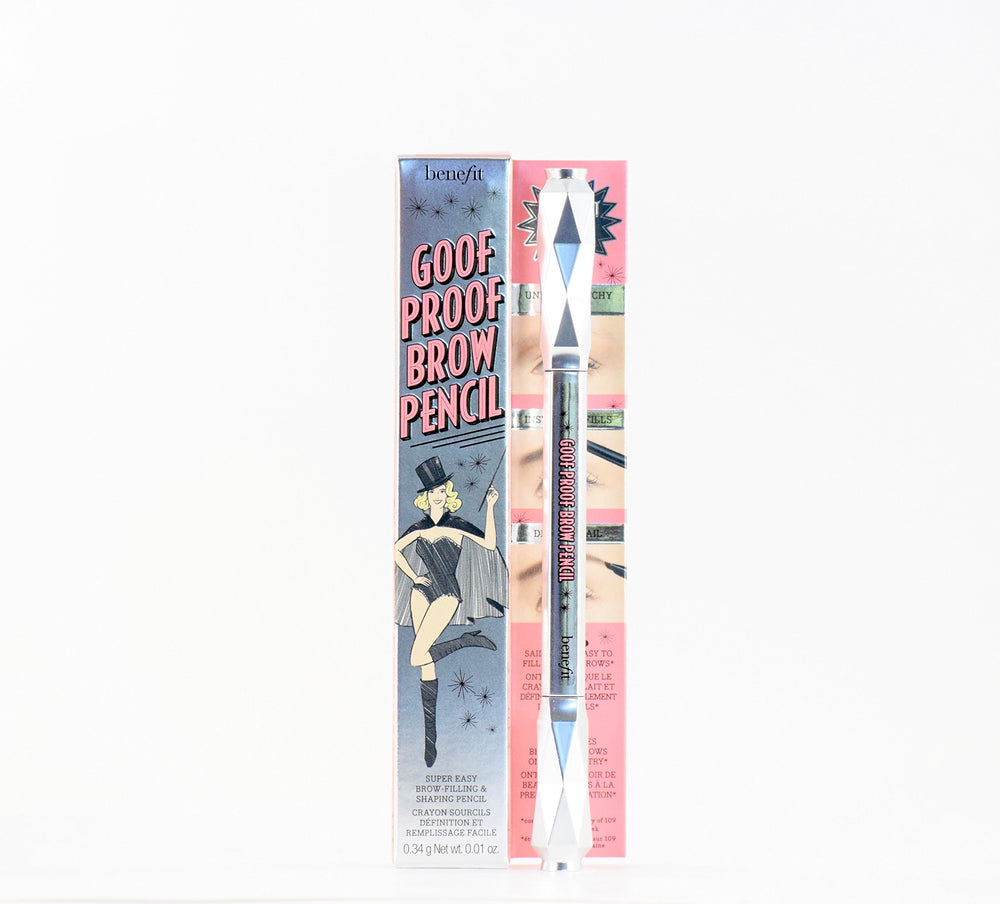 Benefit Goof Proof Brow Pencil natural finish for daily looks.