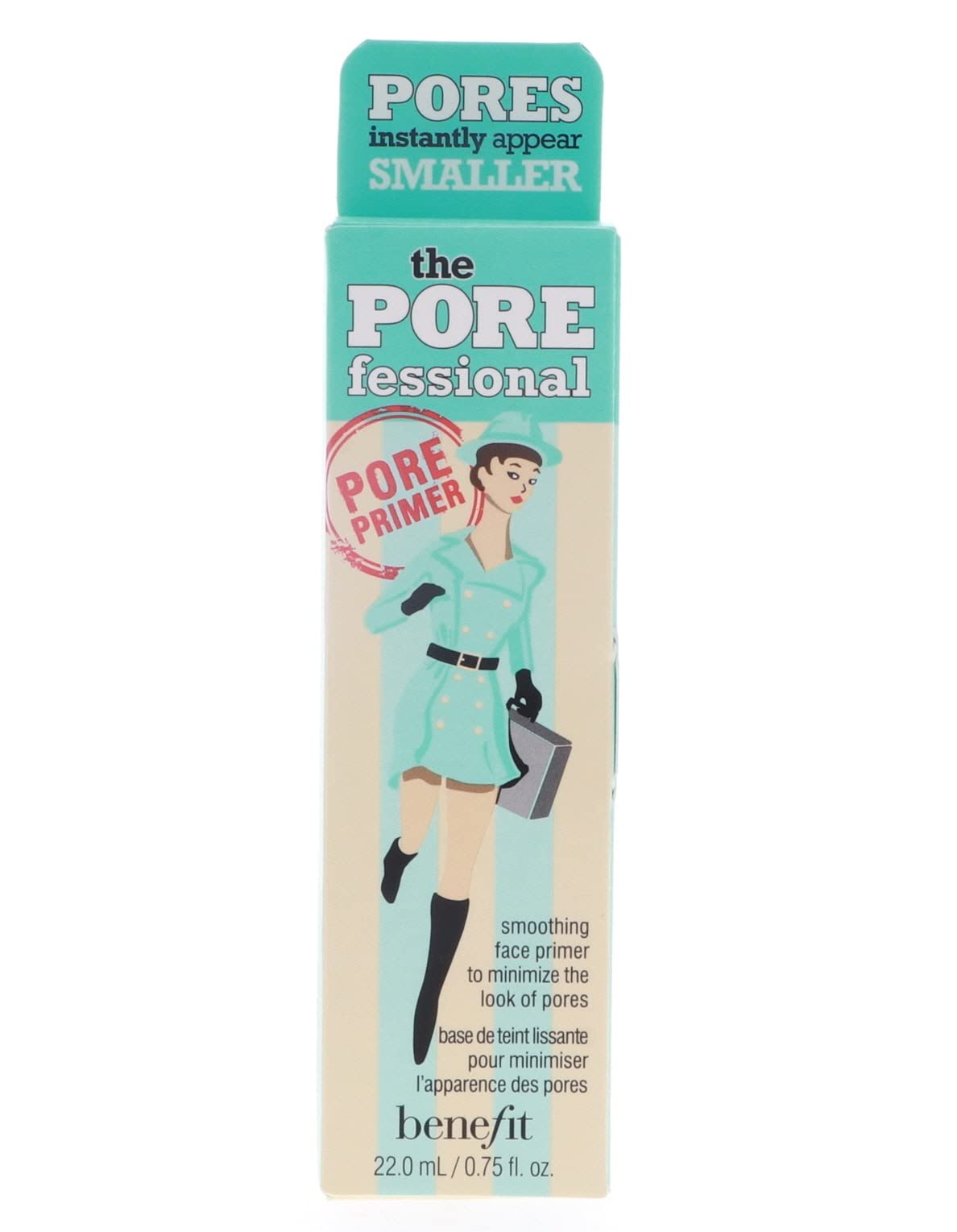 Benefit Porefessional primer bottle close-up showing pore blur
