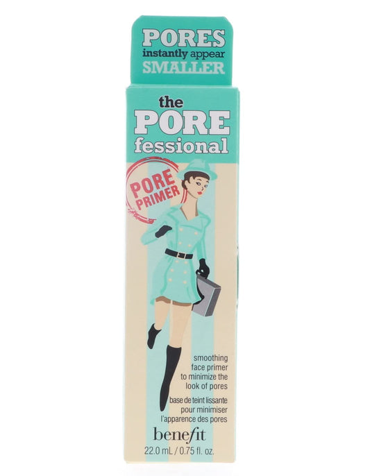 Benefit Porefessional primer bottle close-up showing pore blur