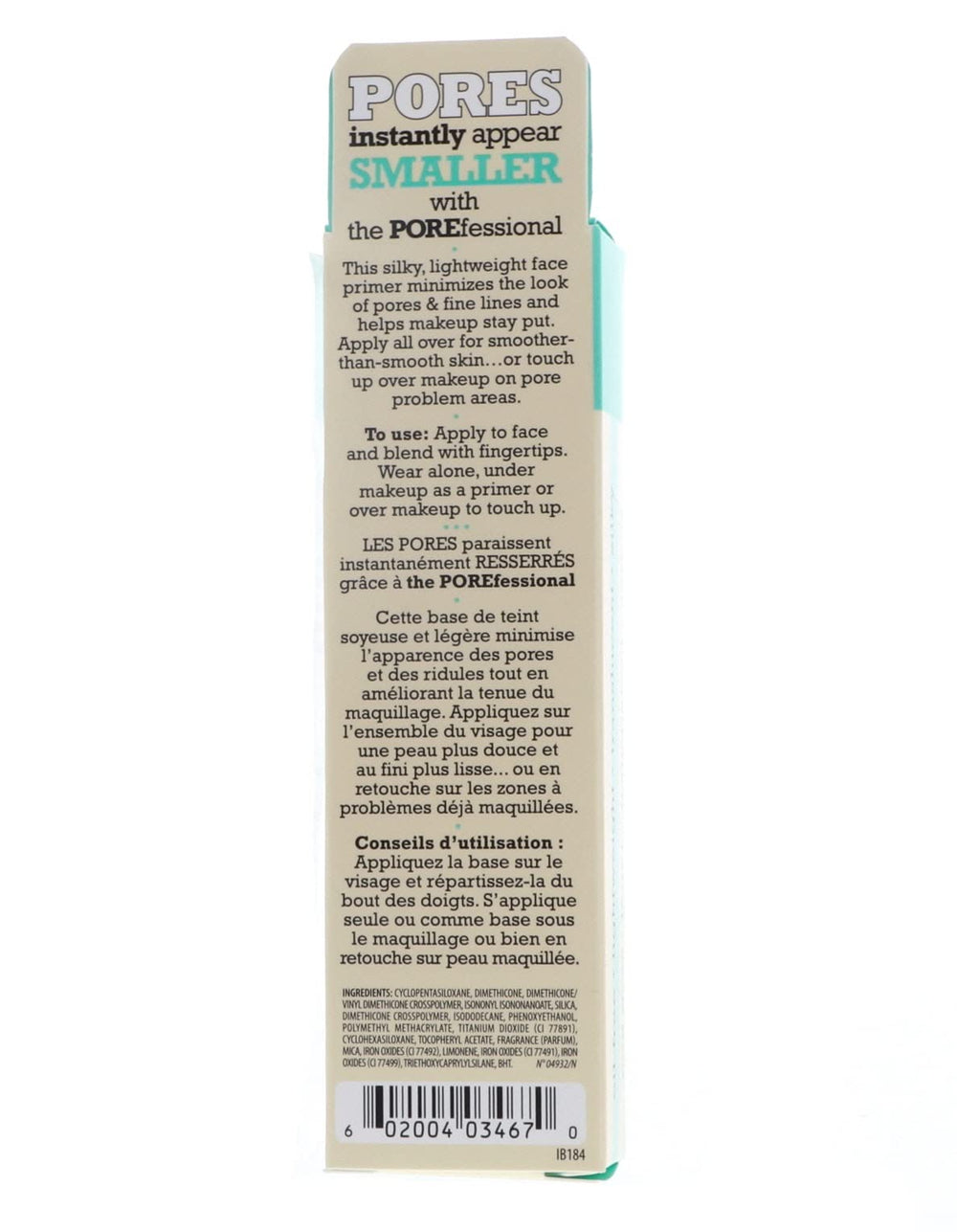 Benefit Porefessional two-pack packaging supports on-the-go touch ups