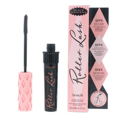 Benefit Roller Lash wand close-up showing curling action for lifted lashes