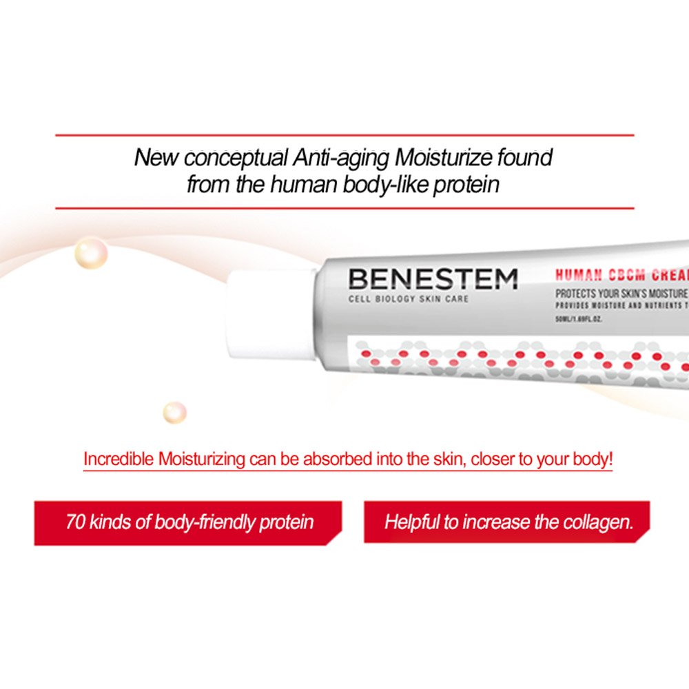 Absorbed quickly, Benestem CBCM Cream provides smooth moisture.