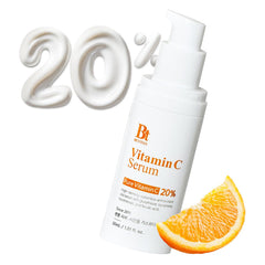 BENTON Vitamin C Serum bottle on a clean surface highlighting brightening potential.