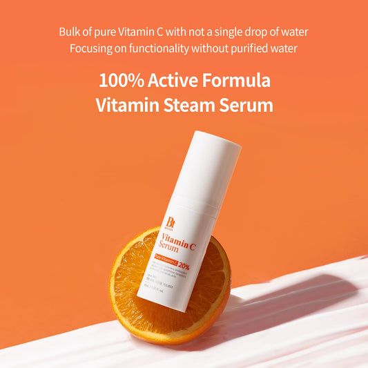 BENTON Vitamin C Serum outer packaging displayed to emphasize a premium, stable formulation.