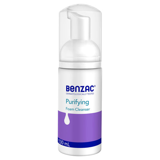 Benzac Daily Facial Foam Cleanser bottle for oily skin