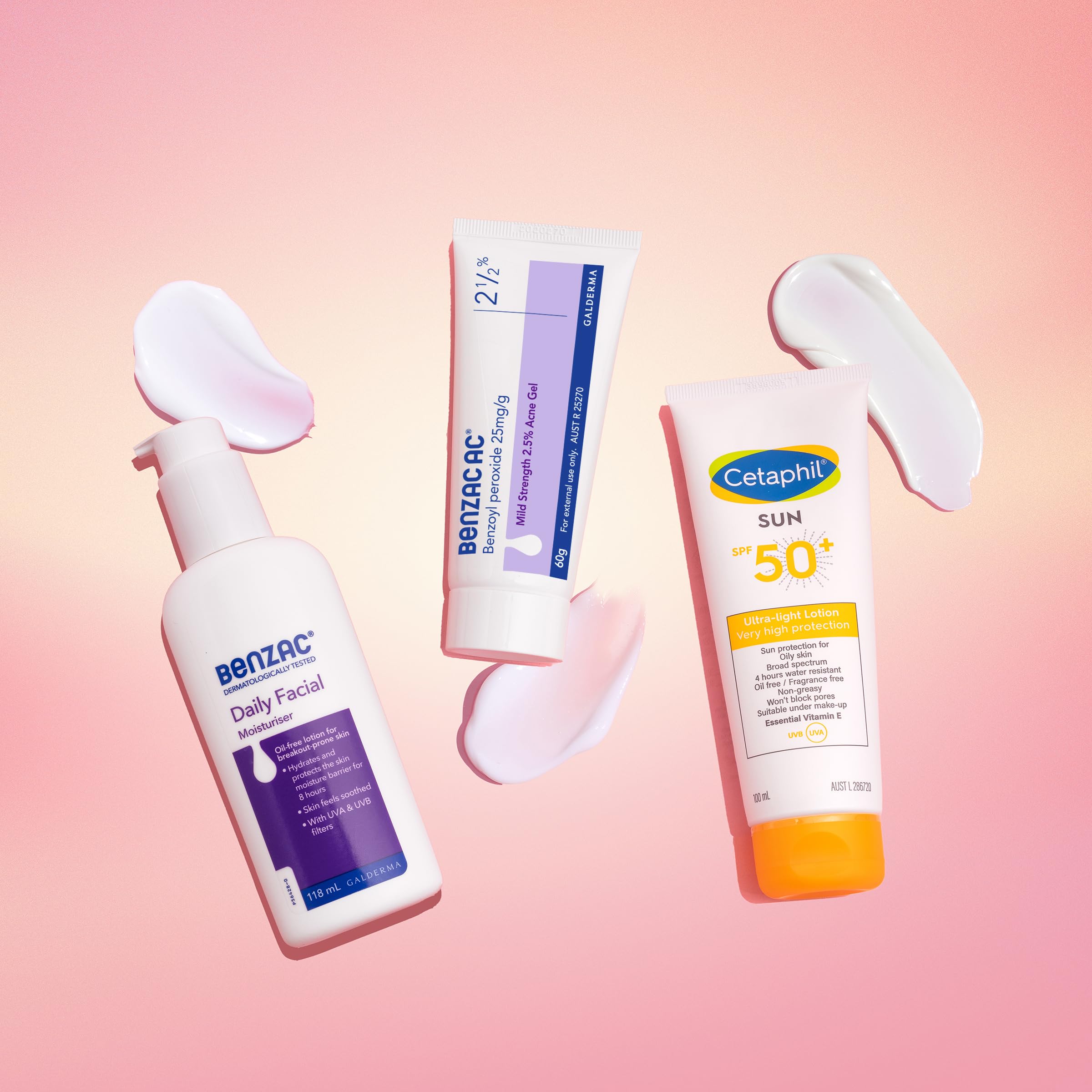 Benzac Daily Moisturiser packaging image highlighting fragrance-free formula