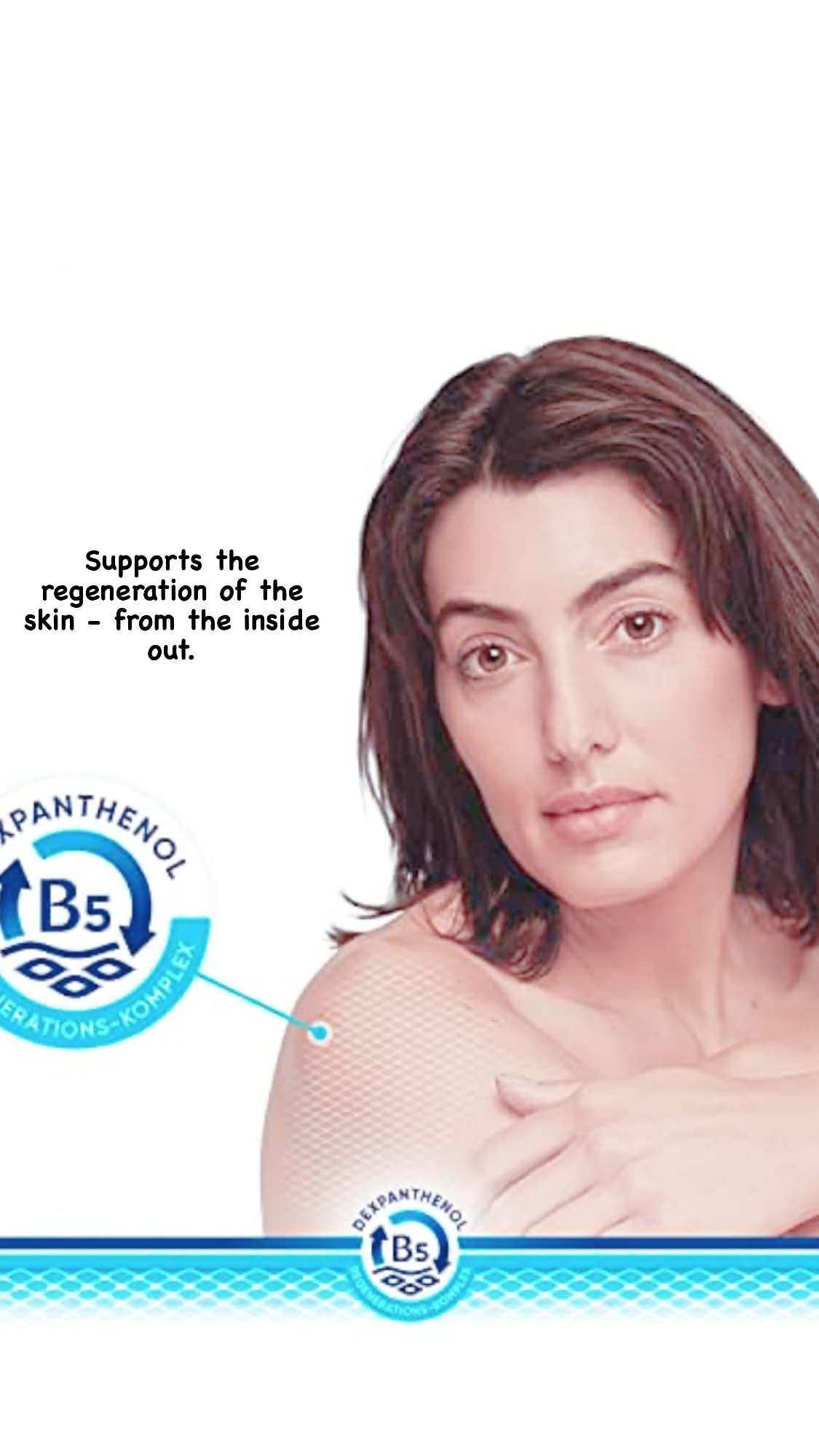 Fragrance-free design of Bepanthol Derma Moisturising Lotion.