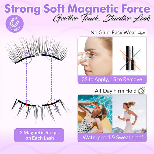 Bepholan CS100 lashes with applicator for precise, mess-free application.