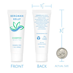 BERGMAN KELLY bulk travel shampoo 100-pack for hospitality businesses