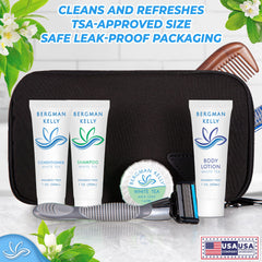 Eco-friendly BERGMAN KELLY packaging that is recyclable and sustainable.