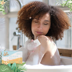 BERGMAN KELLY ginger lime scent provides a bright aroma for guest baths.