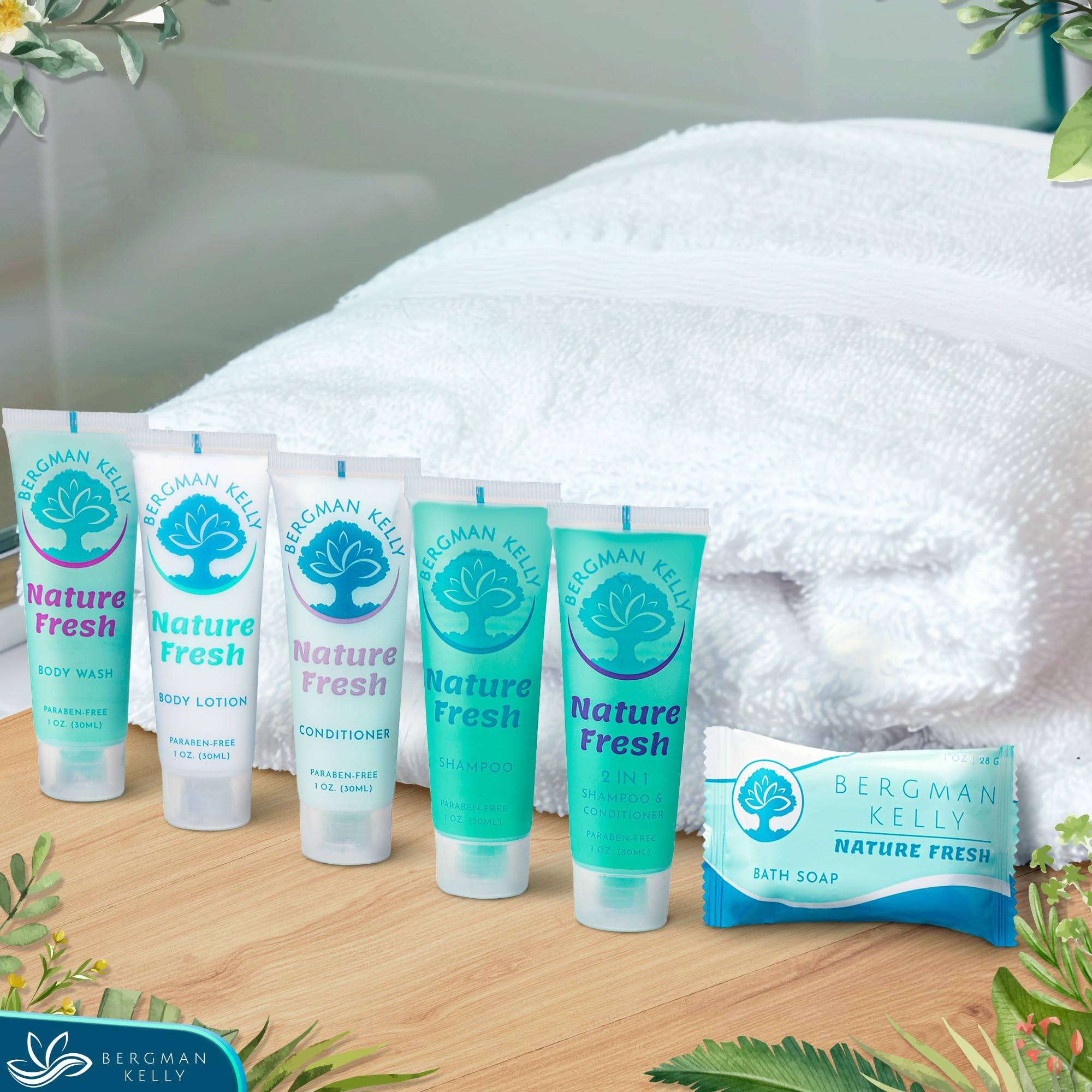 BERGMAN KELLY guest amenities collection 200 pieces for properties
