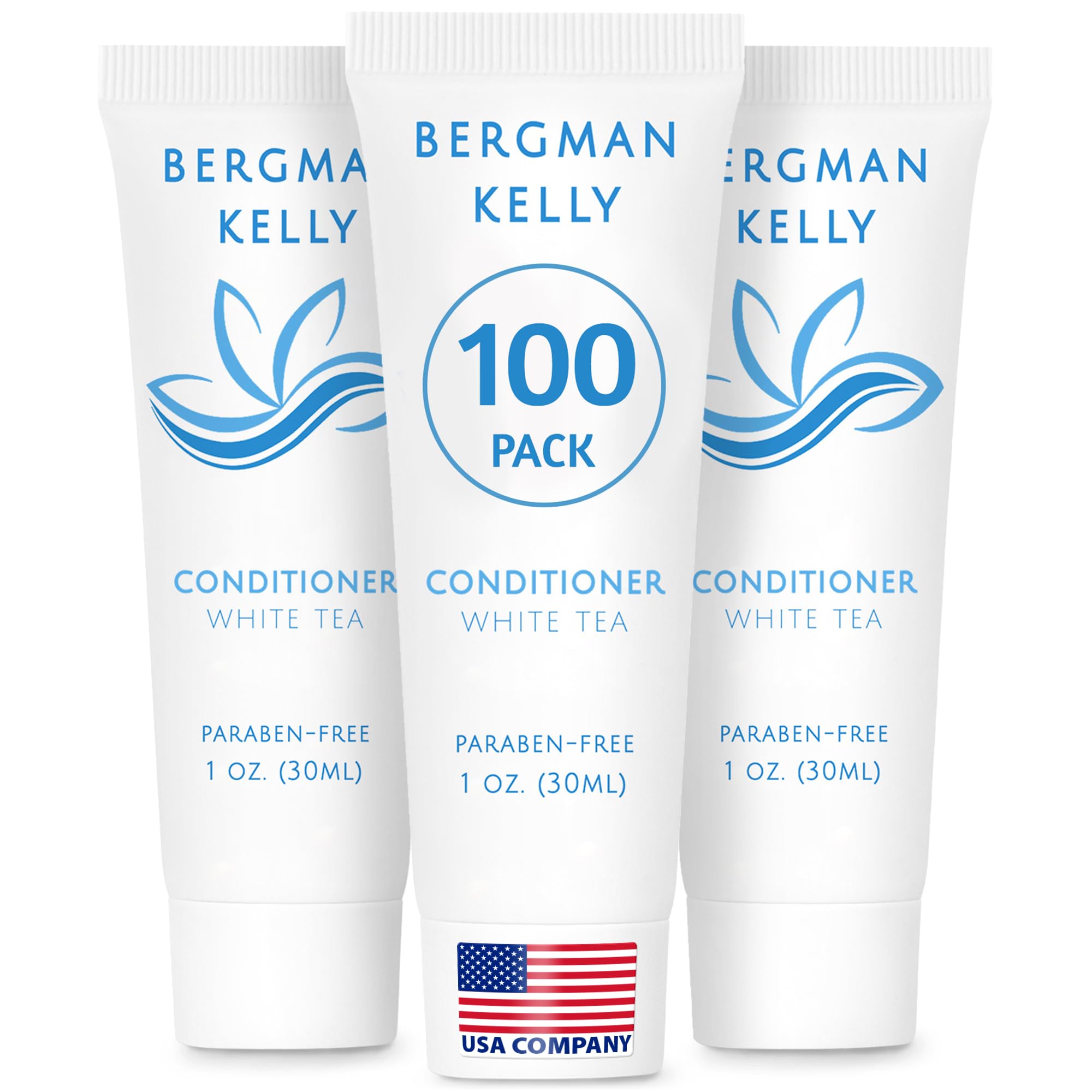 BERGMAN KELLY hotel conditioner bottle with white tea aroma for guest refreshment
