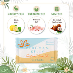 BERGMAN KELLY Individually-wrapped soap 1oz 100pk keeps guest rooms hygienic and fresh