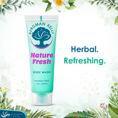 BERGMAN KELLY Nature Fresh bottle close-up, outdoors-inspired aroma for refreshed guests.