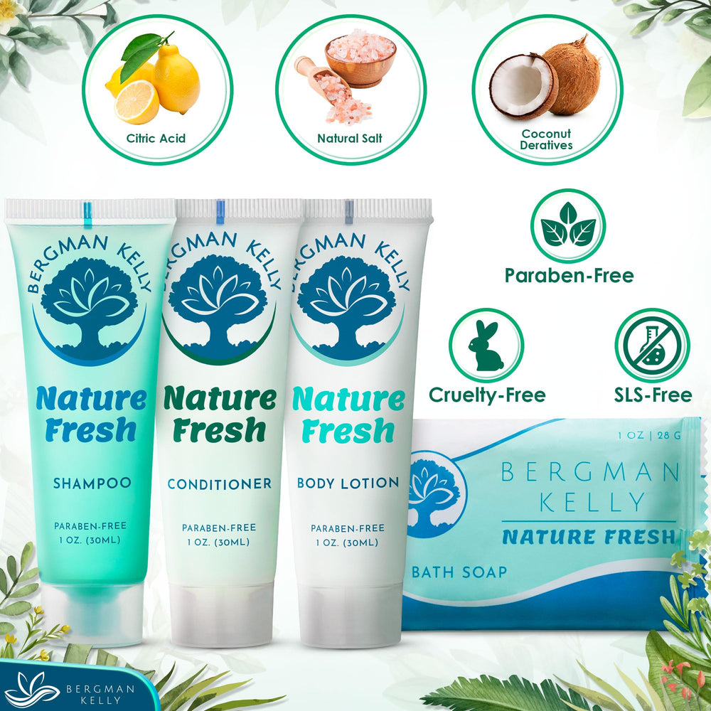 BERGMAN KELLY Nature Fresh shampoo 1oz for travel cleansing