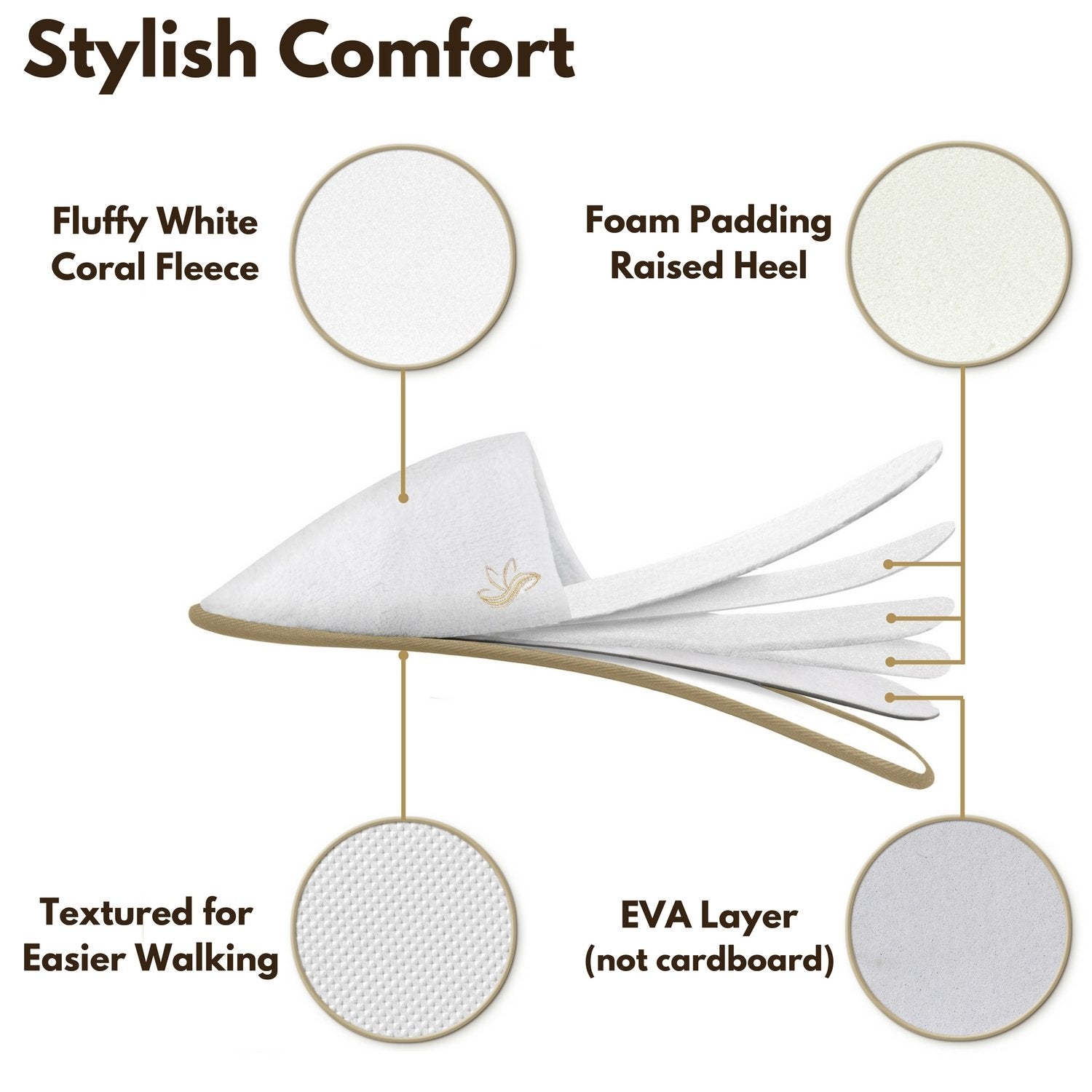 BERGMAN KELLY hotel-use spa slippers ideal for hospitality guests