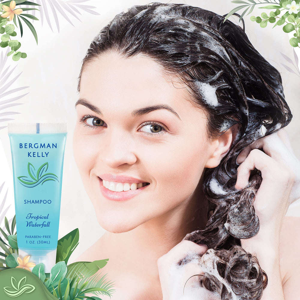 BERGMAN KELLY travel lotion 1 oz, moisturizes guest skin.