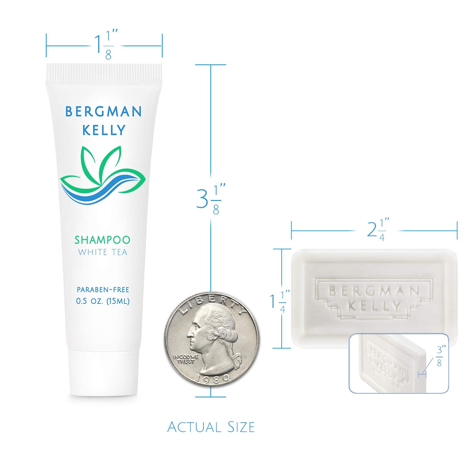 BERGMAN KELLY travel-size conditioner 0.5 oz bottle enhances guest routines