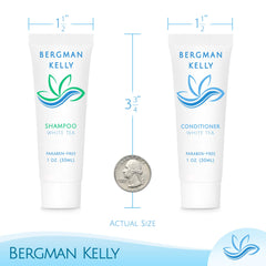 BERGMAN KELLY travel conditioner 1 oz bottle for quick hair refresh.