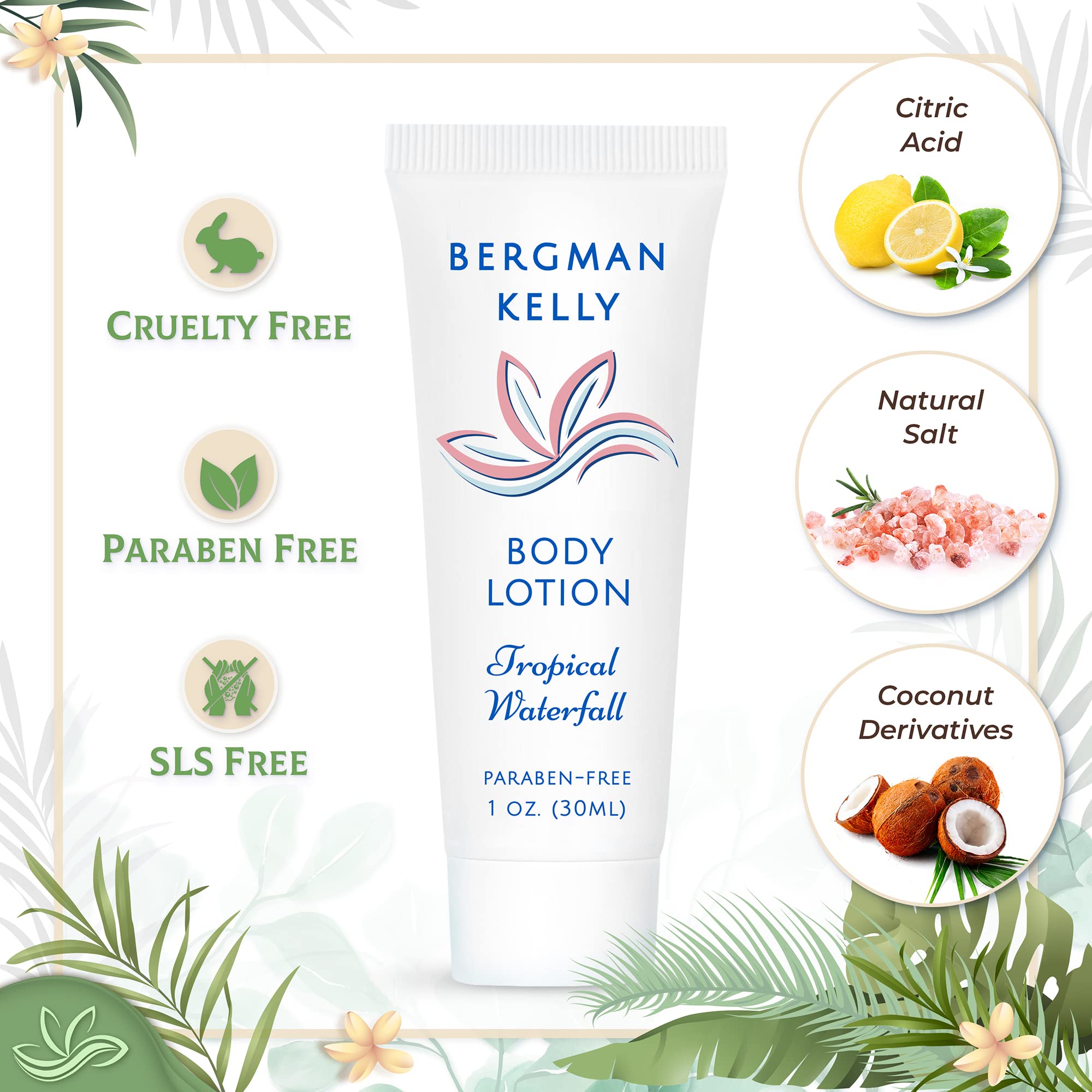 BERGMAN KELLY foil-sealed tube preserves hygiene and fragrance