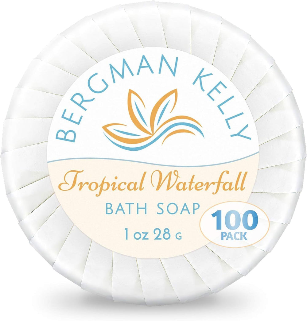 BERGMAN KELLY tropical waterfall soap 1oz 100pk for hotel stays