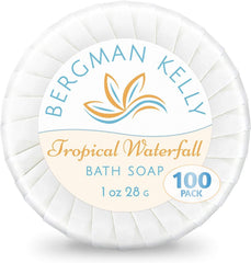 BERGMAN KELLY tropical waterfall soap 1oz 100pk for hotel stays