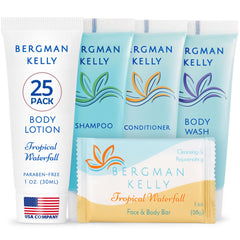 BERGMAN KELLY tropical waterfall soap bar 1 oz for guest rooms.