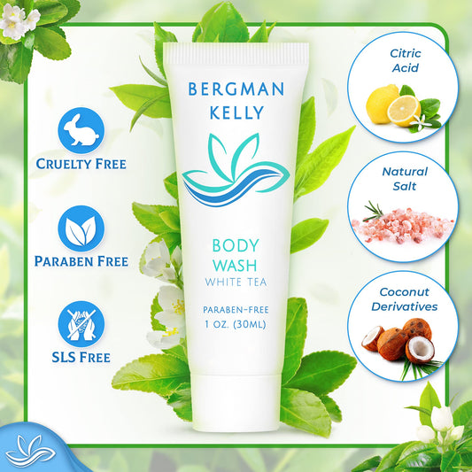 BERGMAN KELLY foil-sealed tube ensures hygiene and freshness for guest bathrooms