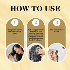 Bership shampoo with botanical extracts focusing on nourished roots and balanced scalp